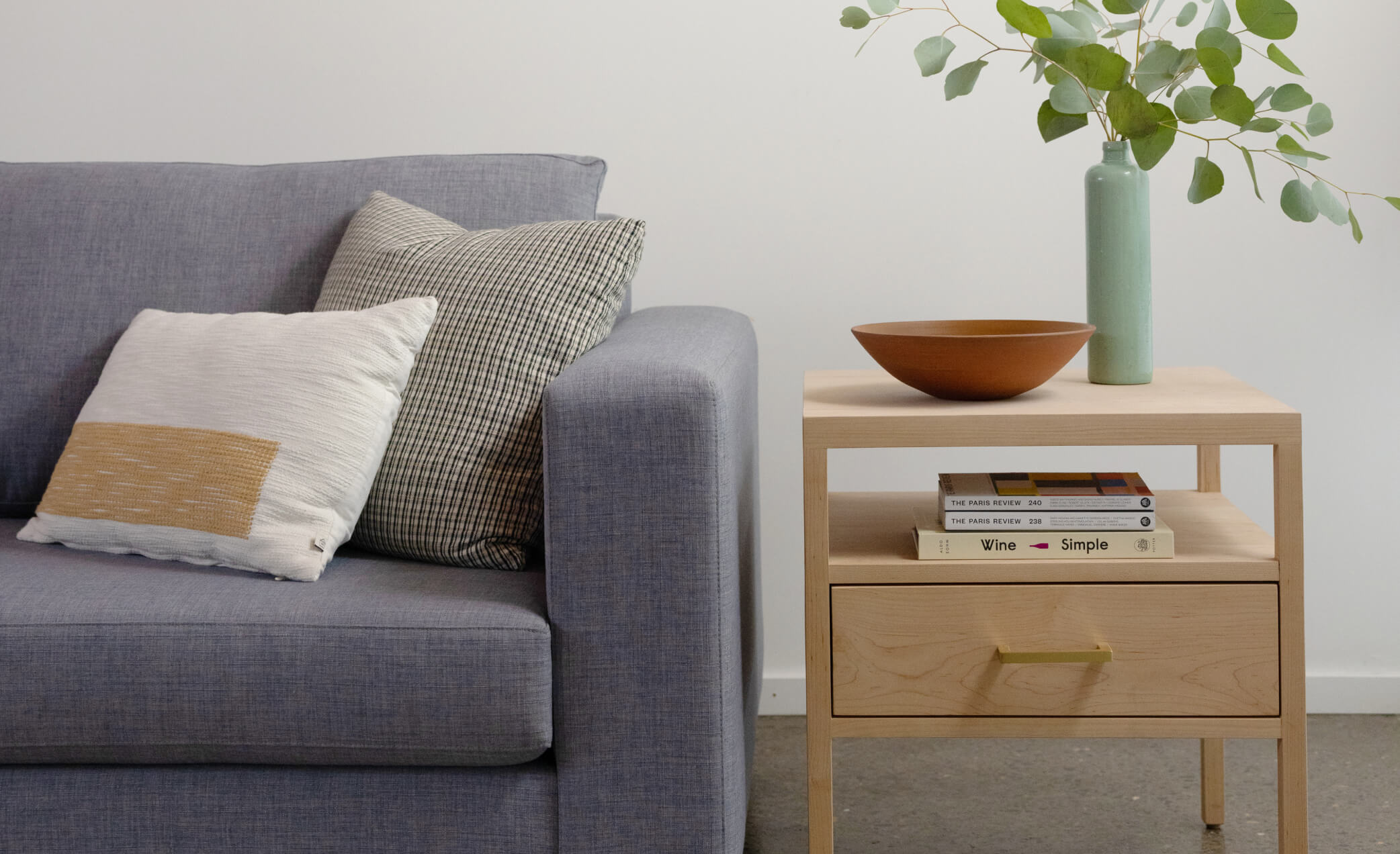 Shown with Palder Side Table