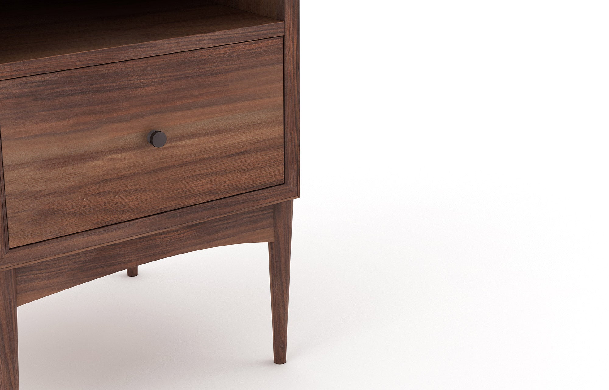 Shown in Walnut wood