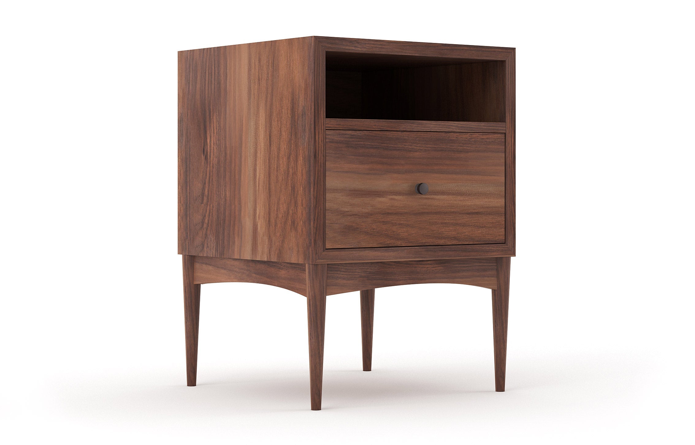 Shown in Walnut wood