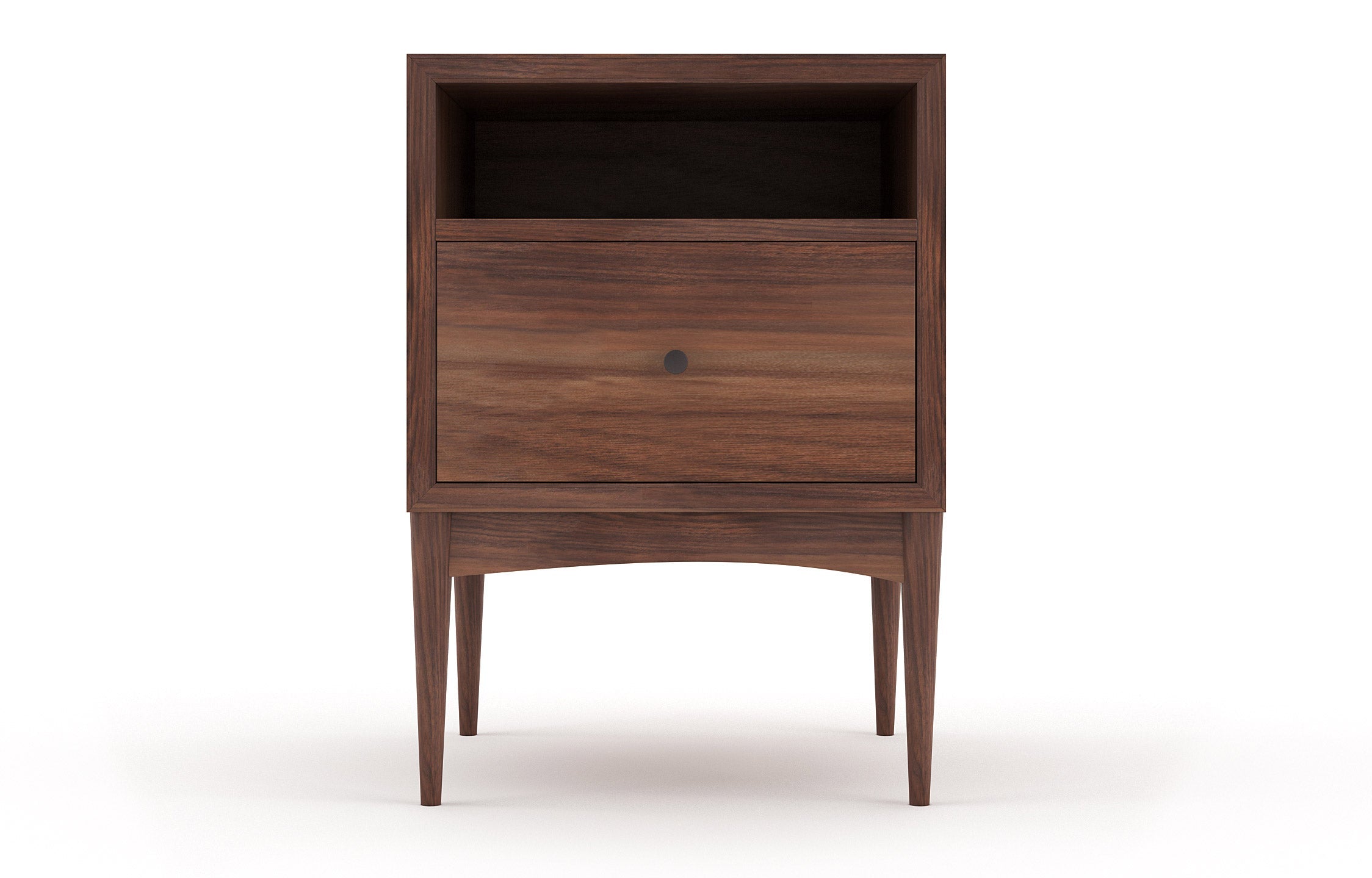 Shown in Walnut wood