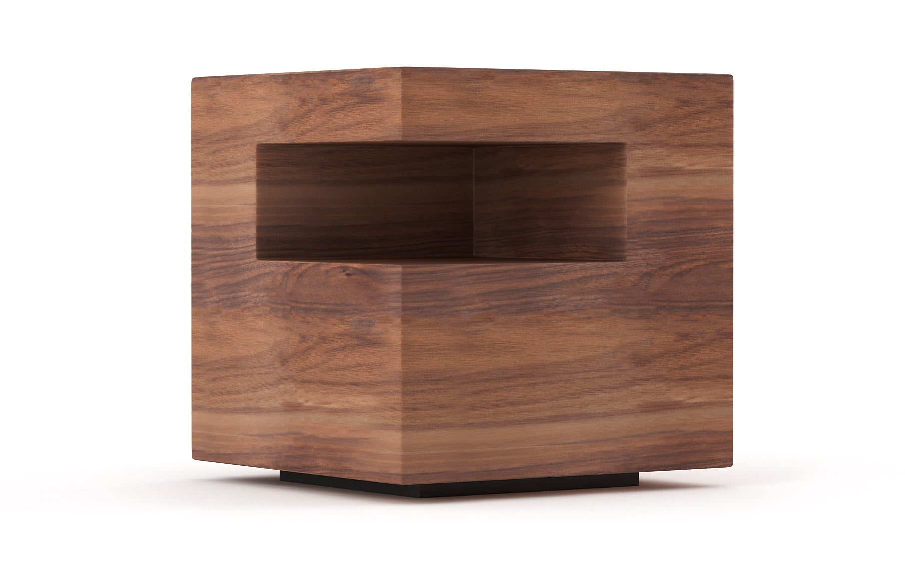 Shown in Walnut wood