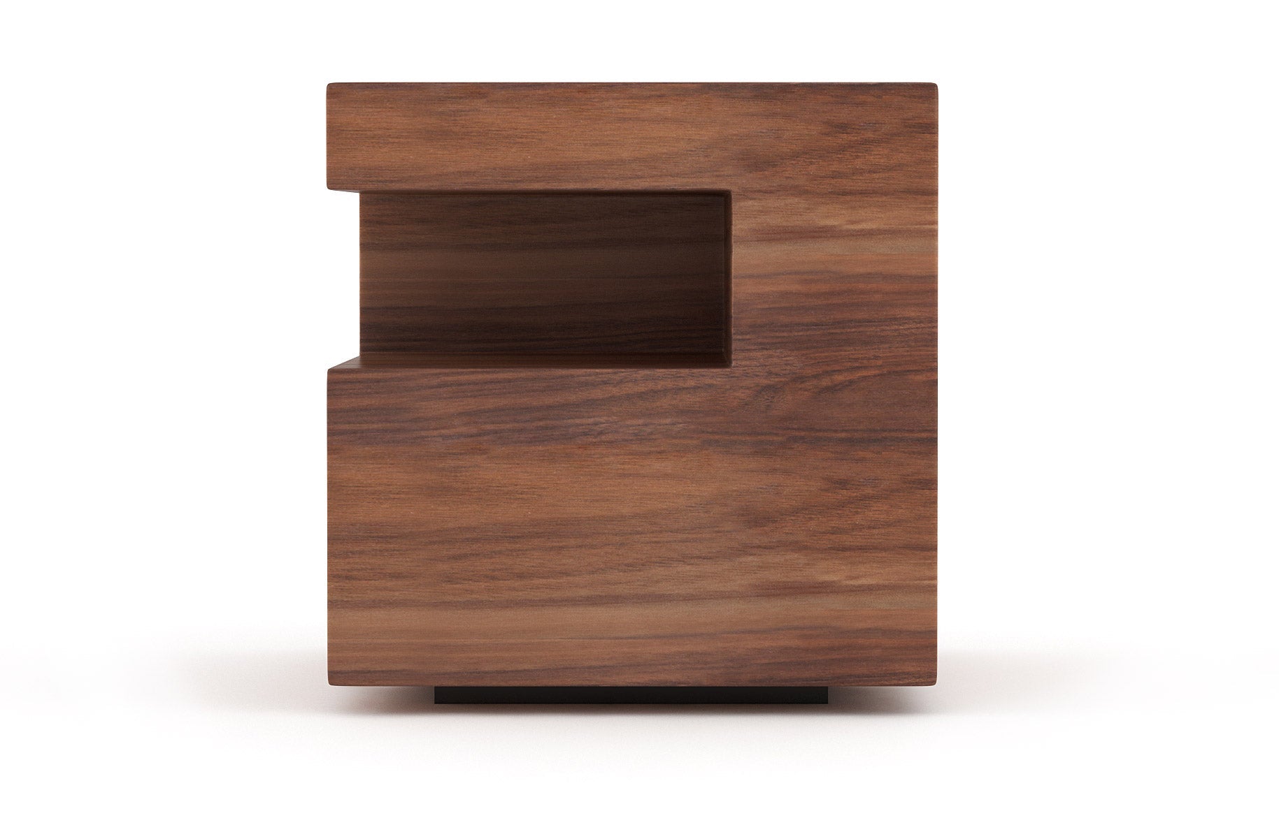 Shown in Walnut wood