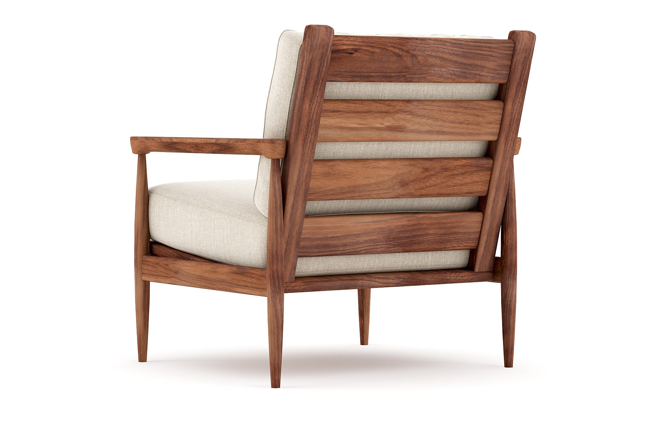 G: Shown in Smart Waffle fabric and Walnut wood frame