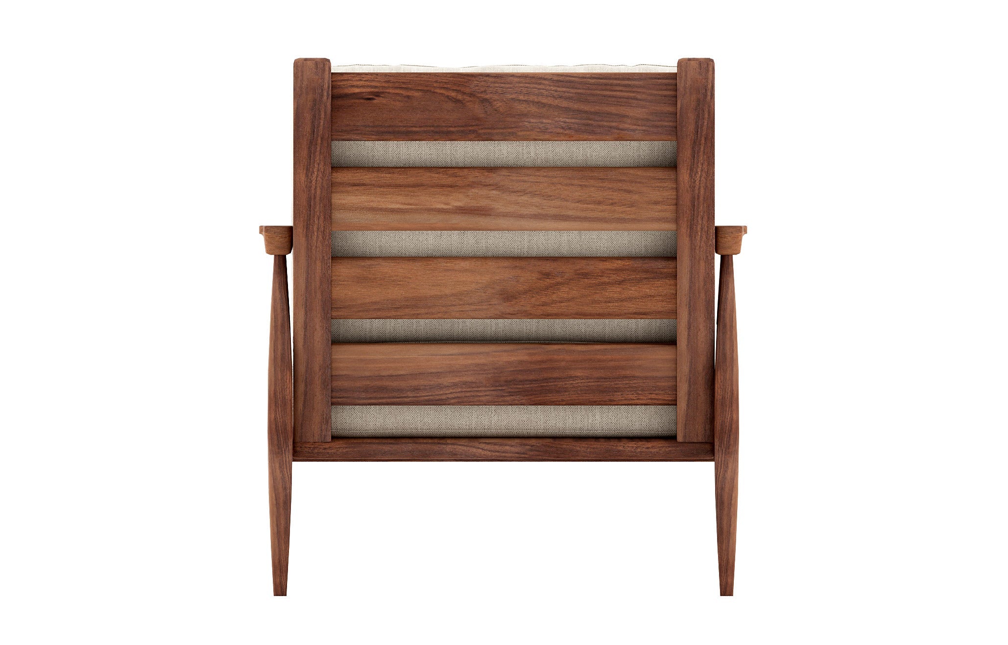 G: Shown in Smart Waffle fabric and Walnut wood frame