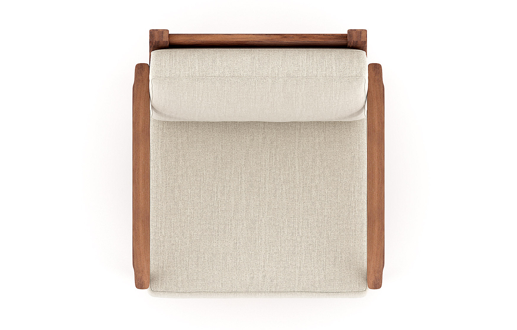 G: Shown in Smart Waffle fabric and Walnut wood frame