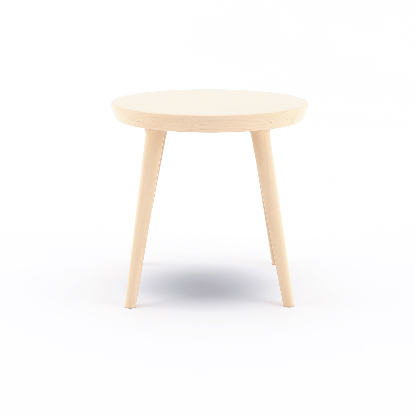 Voya Side Table in Maple from Side
