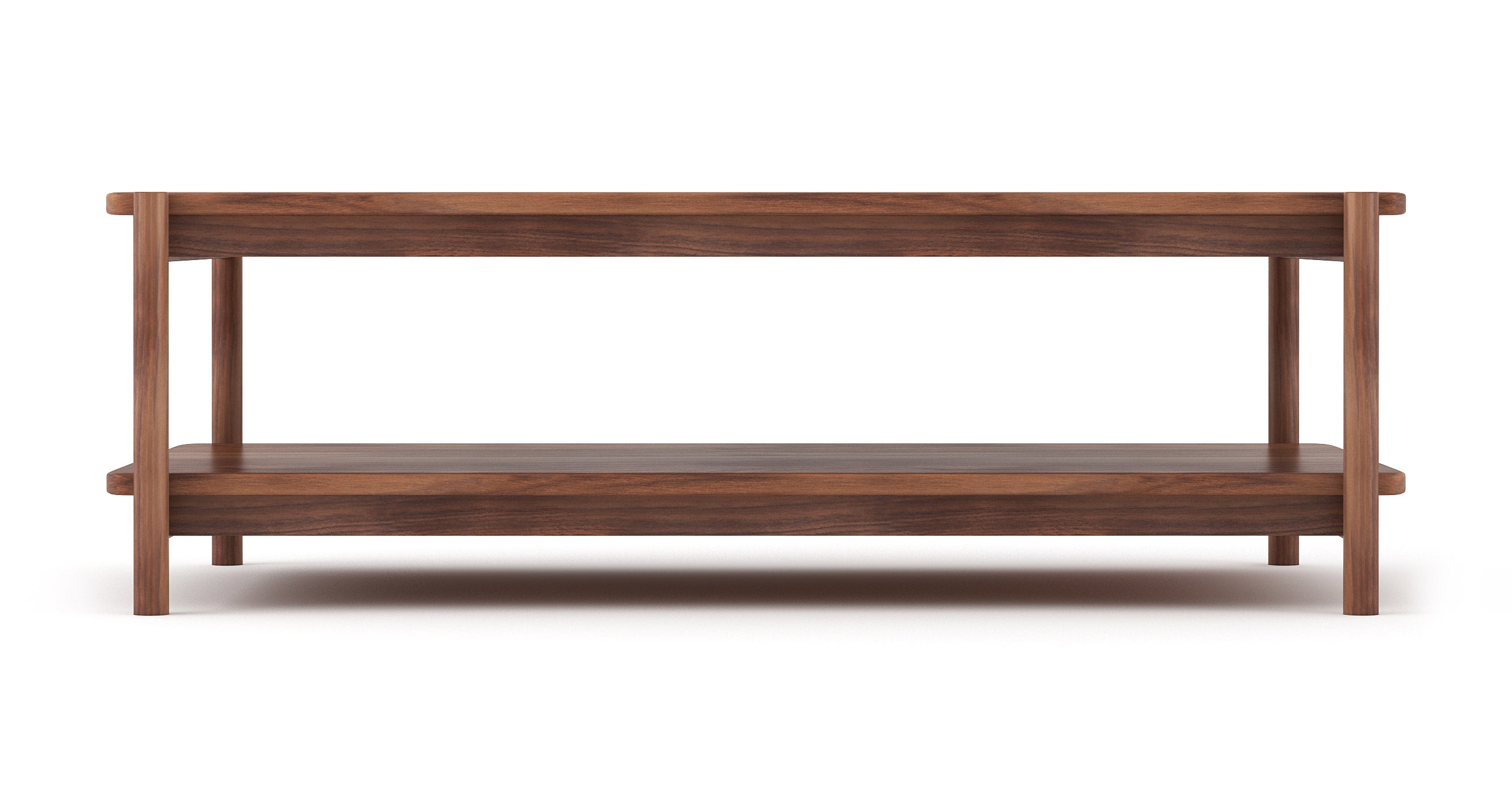 Shown in solid walnut