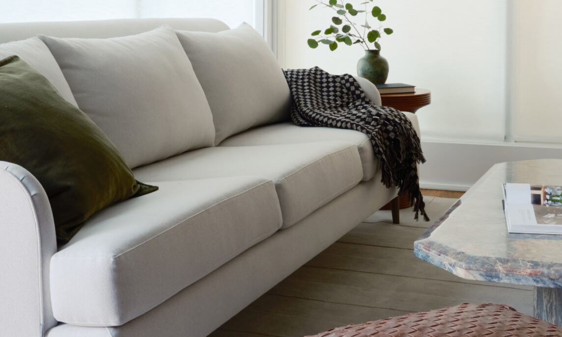 IRL: Shown in Texture Oyster fabric
