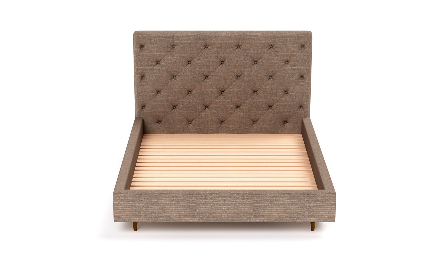 Bramo Bed Tufted with No Mattress