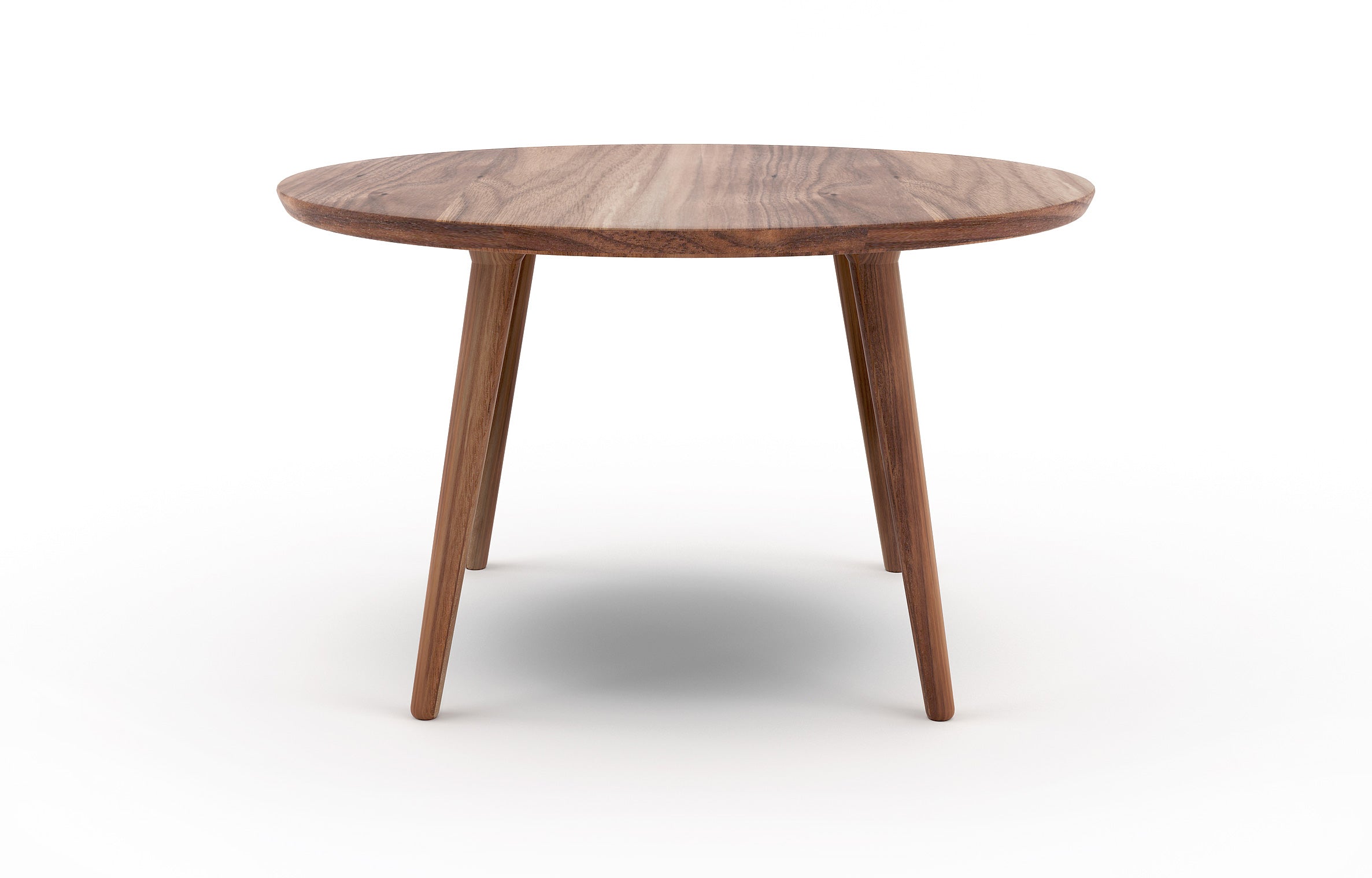 Voya Round Dining Table in Walnut Small
