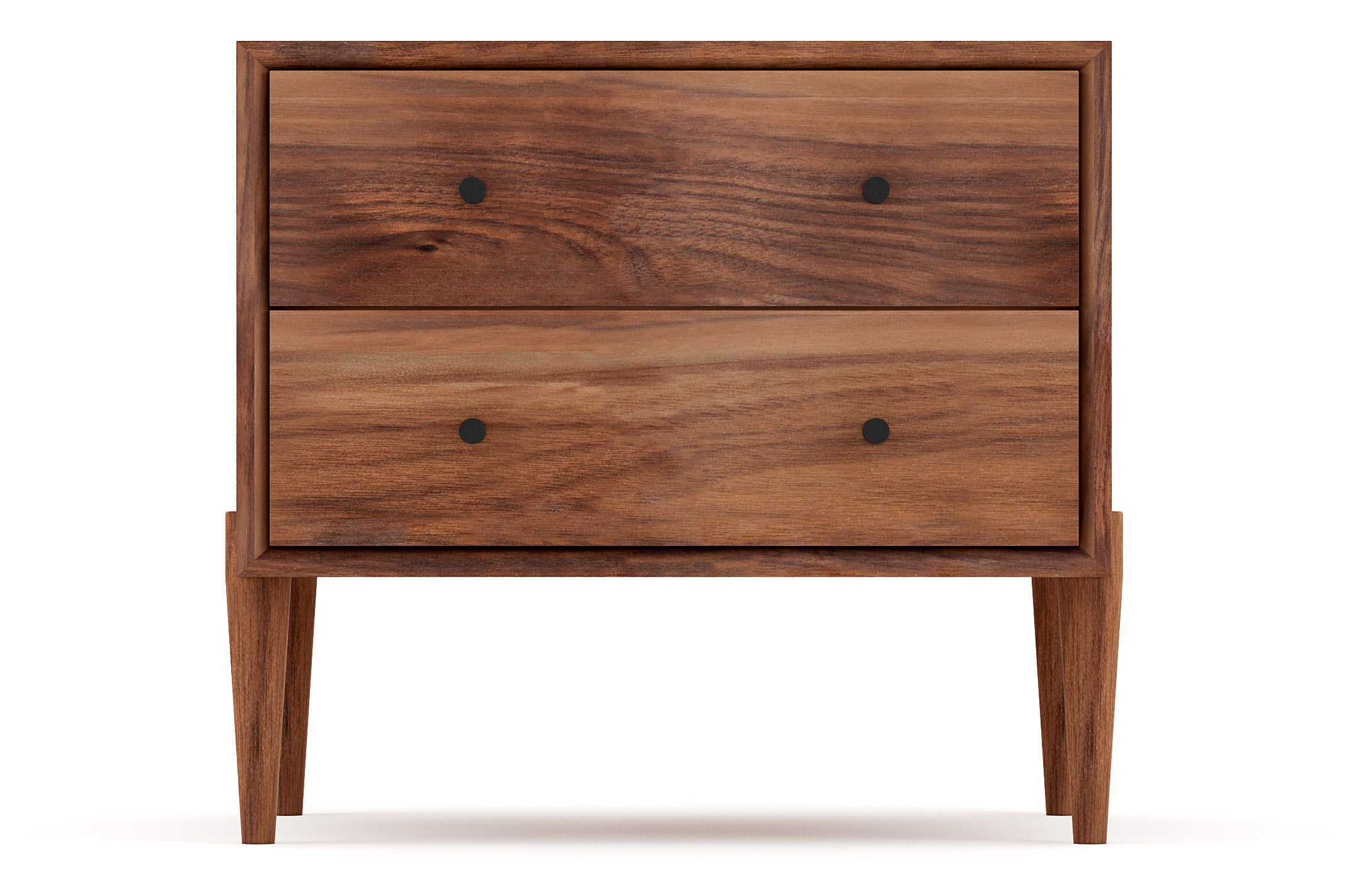 Shown in walnut with knobs