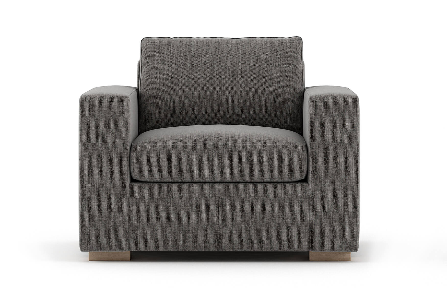 G: Shown in Smart Aluminum fabric and Dave maple legs