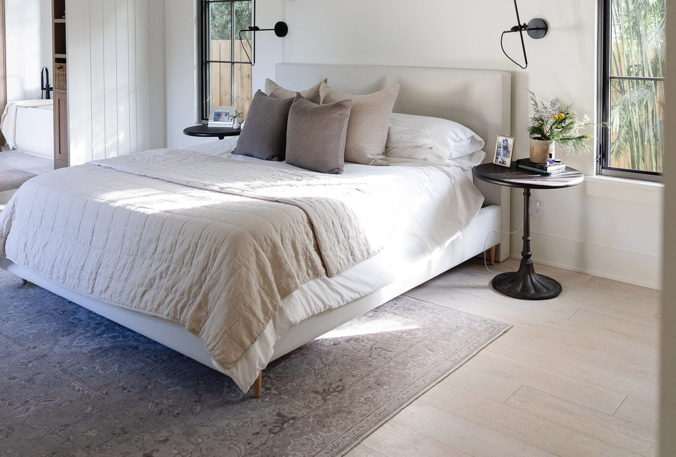 IRL: Bramo Bed with Maple Legs