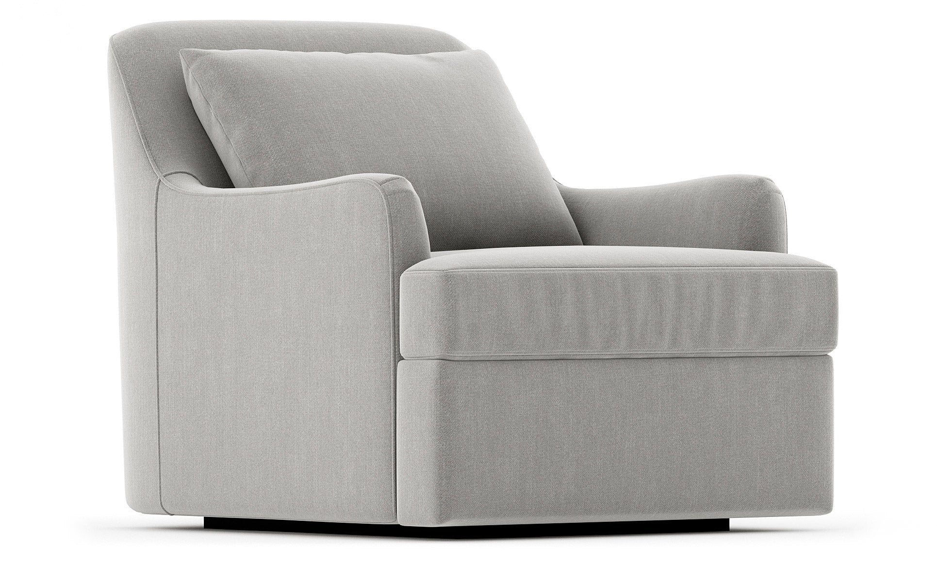 Kaydan Swivel Chair Shown in Smart Smoke fabric
