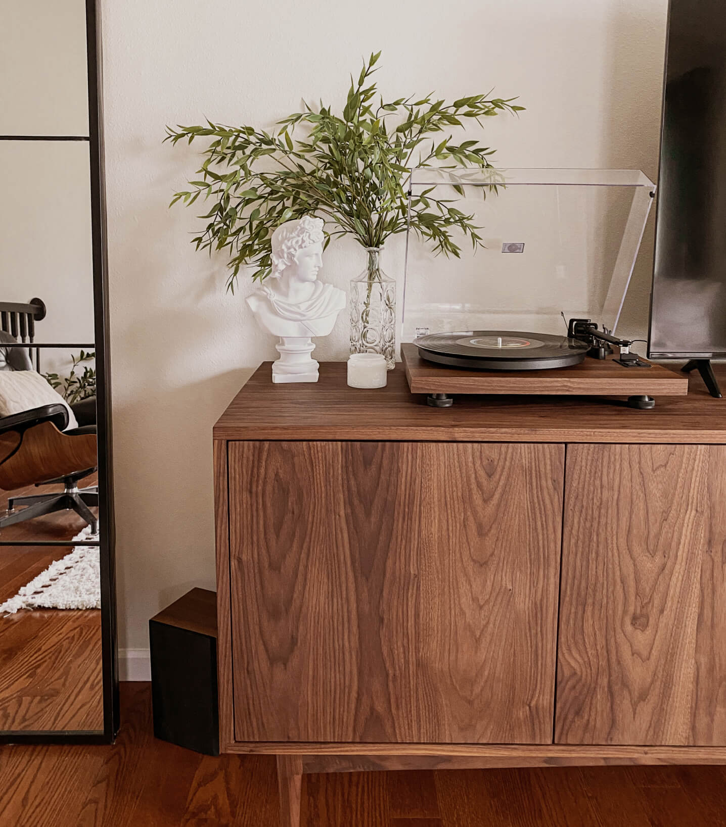 IRL: Emilia Credenza in Walnut