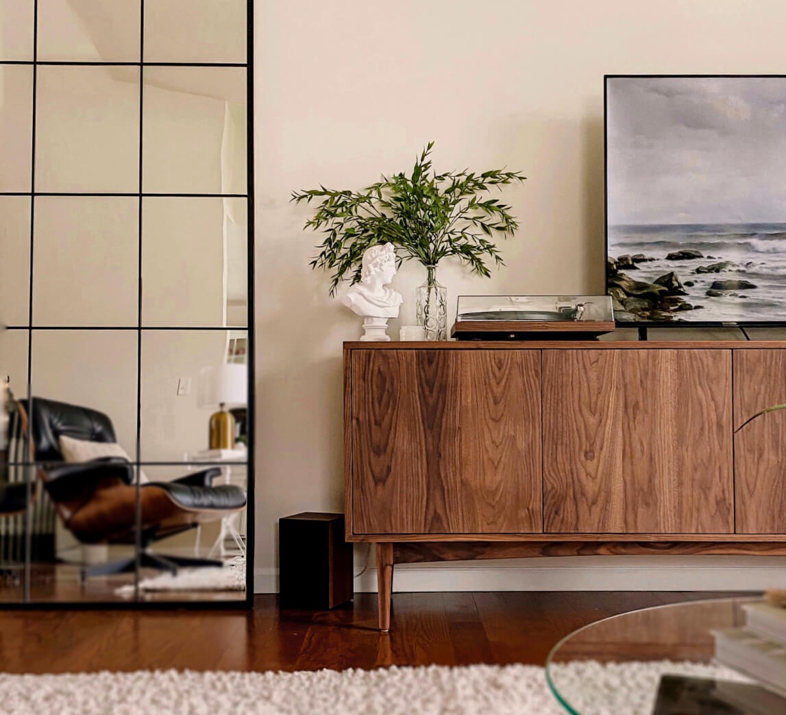 IRL: Emilia Credenza in Walnut