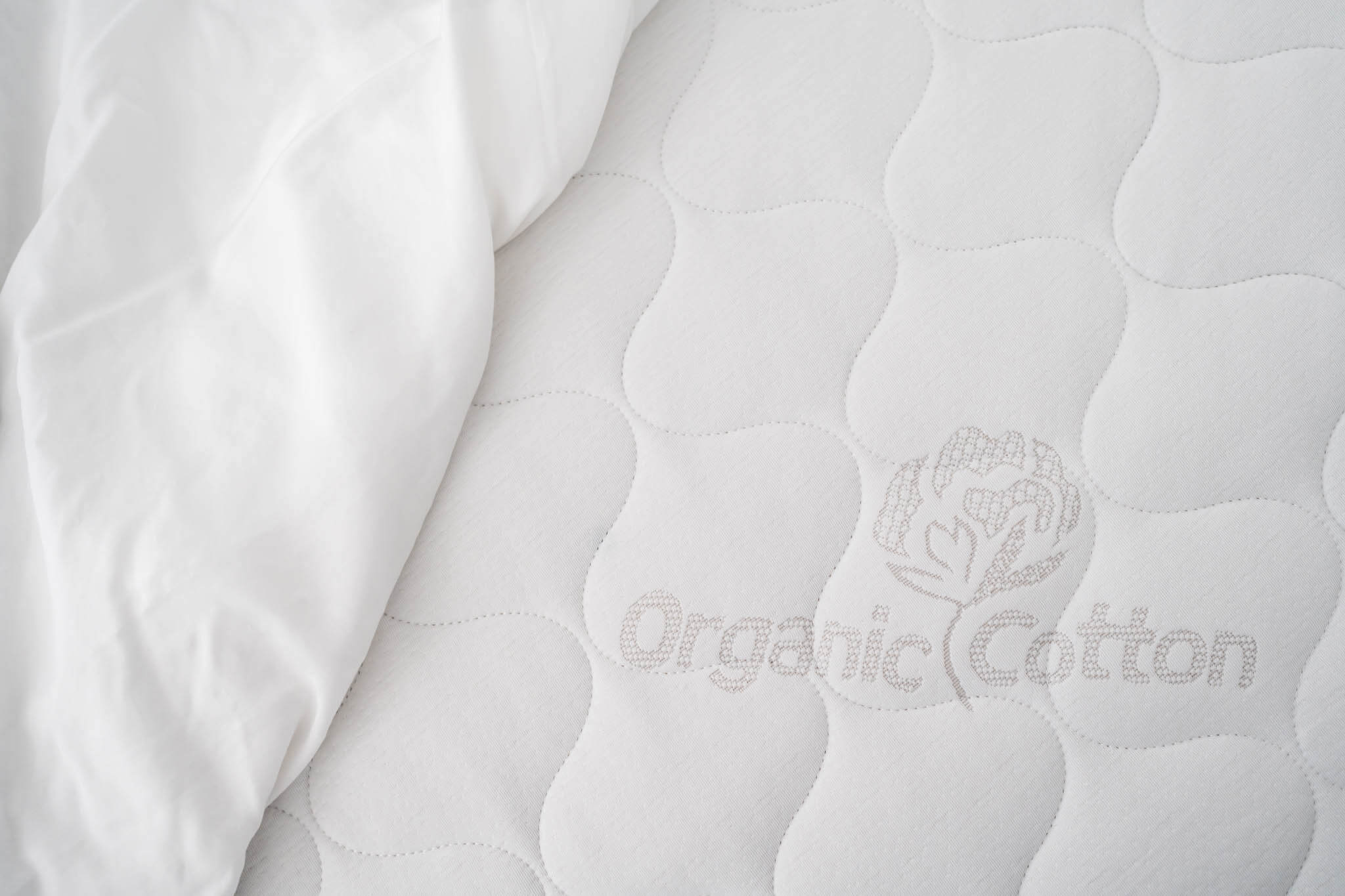 IRL: Closeup of Medley Organic Natural Latex Mattress