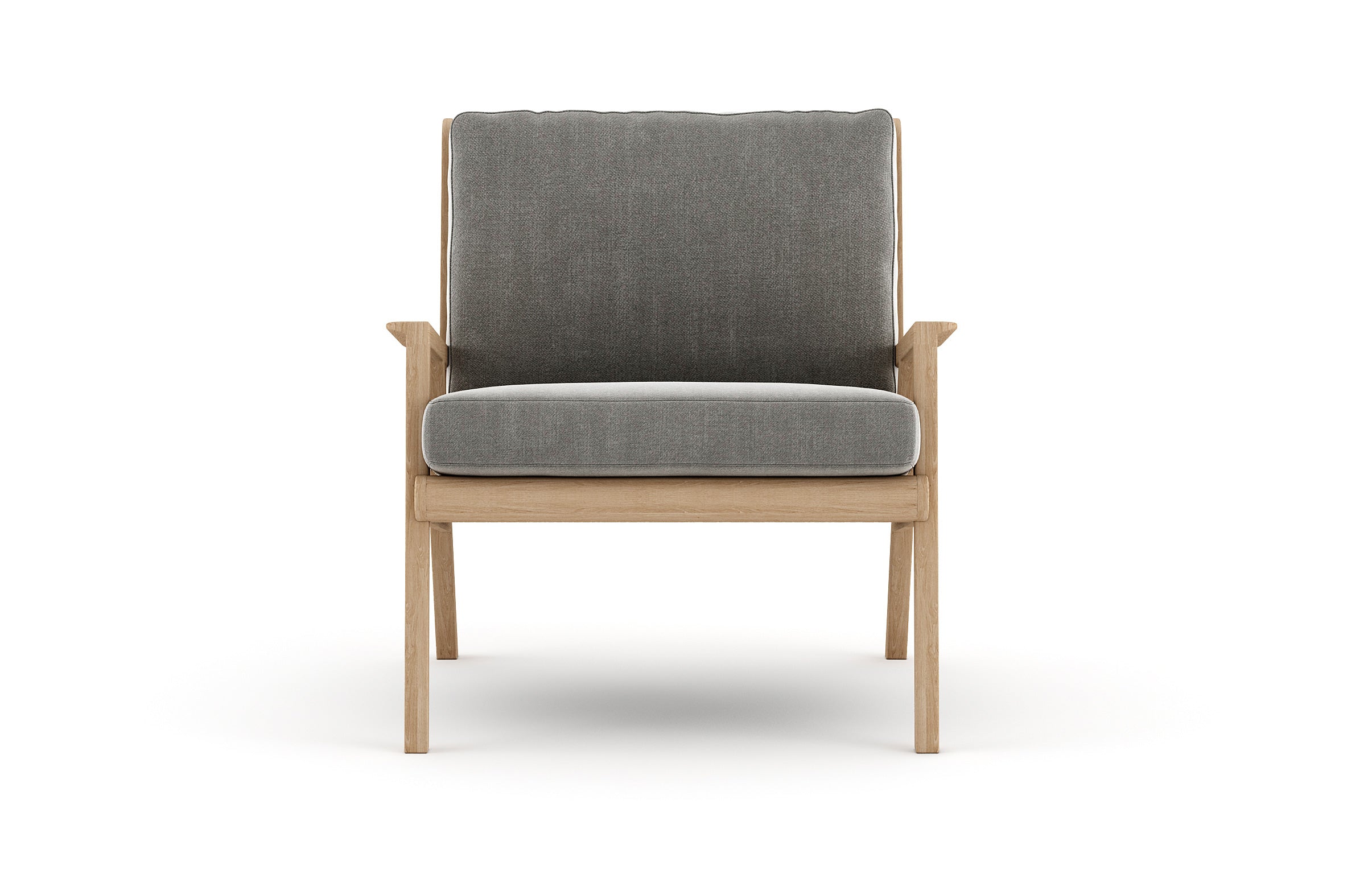 G: Shown in Smart Smoke fabric and Maple frame