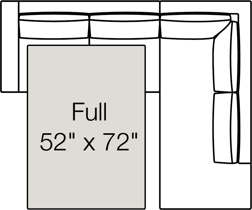 Rio Bumper Right Full Sleeper Sectional Drawing