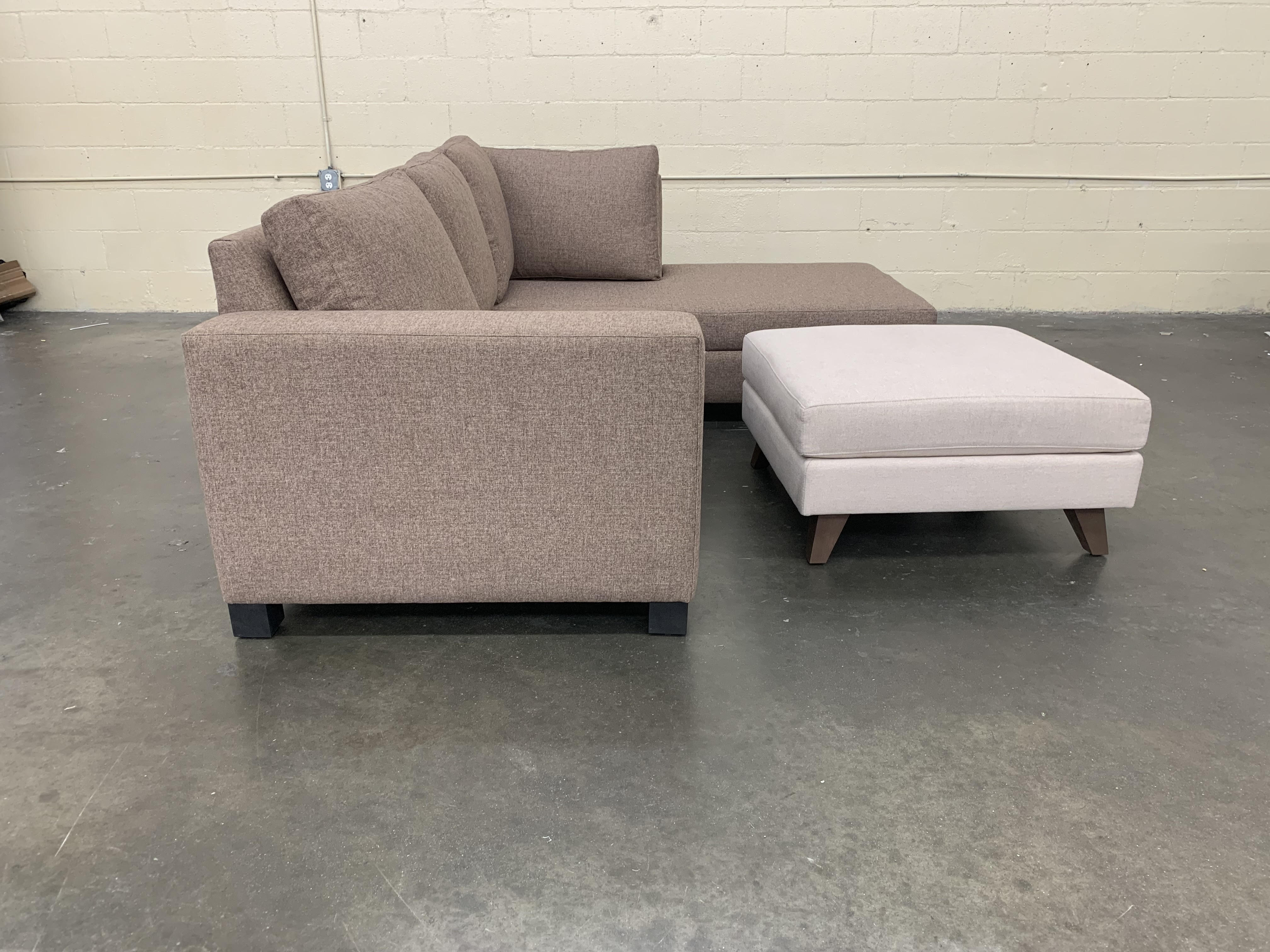 Rio Bumper Sectional and Ottoman
