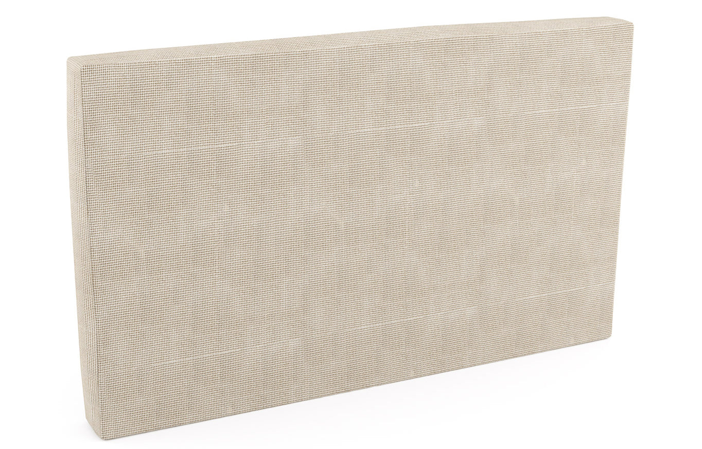 Upholstered in League Linen fabric with the Plain finish